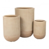 Marron flower pot Set
